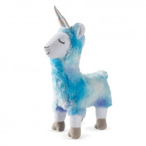 Fringe Blauwe unicorn alpaca